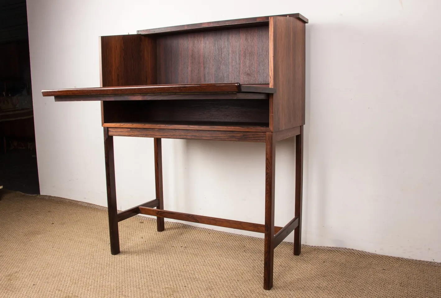 Scriban Bar und Sekretär aus Palisander & Formica von Hans Olsen für CS Mobler, 1960