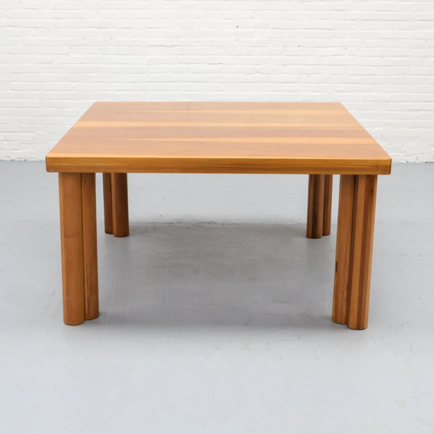 Scuderia Esstisch von Carlo Scarpa für Bernini, 1970er