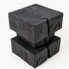 Sculptural Hardwood Side Table by Logniture