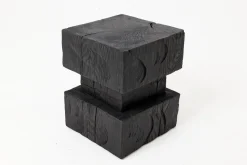 Sculptural Hardwood Side Table by Logniture
