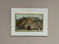 S.E. Hellqvist, Landschaftskomposition, 1968, Ölgemälde auf Tafelbild, gerahmt