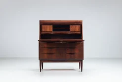 Sekretär aus Santos Palisander von Erling Torvits für Klim Mobelfabrik, Denmark, 1960