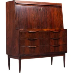 Sekretär aus Santos Palisander von Erling Torvits für Klim Mobelfabrik, Denmark, 1960