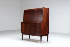 Sekretär aus Santos Palisander von Erling Torvits für Klim Mobelfabrik, Denmark, 1960