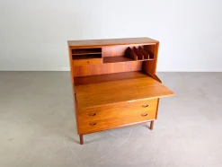 Sekretär aus Teak von Peter Hvidt & Orla Mølgaard-Nielsen für Søborg Møbelfabrik
