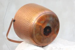 Sektkübel oder Weinkühler aus gehämmertem Kupfer, 1970er