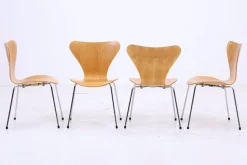 Serie 7 Stühle von Arne Jacobsen für Fritz Hansen, 4er Set