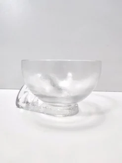 Servierschalen aus Kristallglas von Taddei Sestini für Kristall Krisla, 1970er, 7 Set