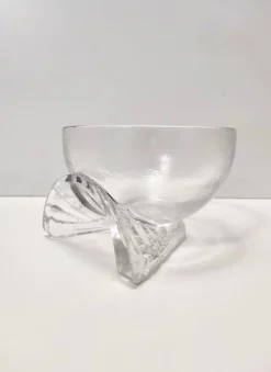 Servierschalen aus Kristallglas von Taddei Sestini für Kristall Krisla, 1970er, 7 Set