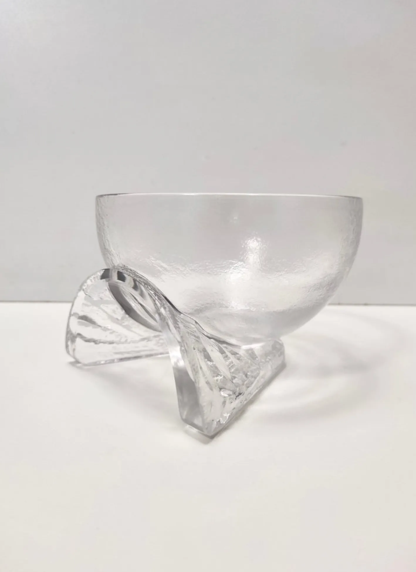 Servierschalen aus Kristallglas von Taddei Sestini für Kristall Krisla, 1970er, 7 Set
