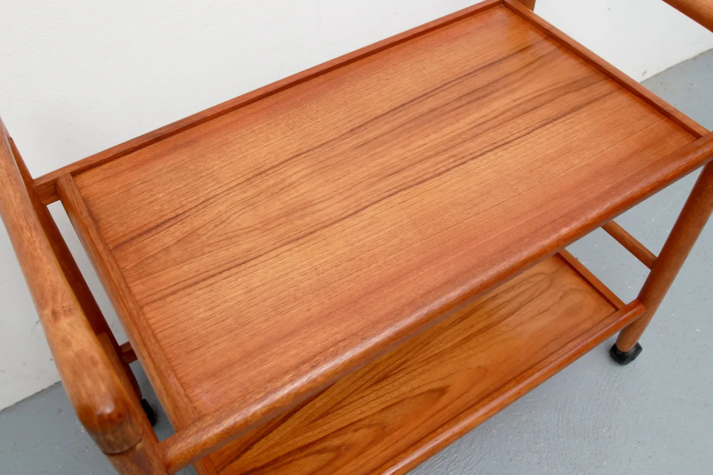 Servierwagen aus Teak von Dyrlund, 1970er