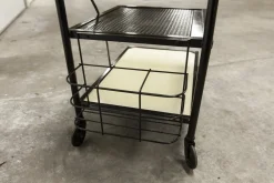 Servierwagen im Stil von Matégot, 1960er