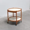 Servierwagen mit wendbaren Tabletts von Hans Bølling für Torben Ørskov, 1960er