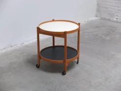 Servierwagen mit wendbaren Tabletts von Hans Bølling für Torben Ørskov, 1960er