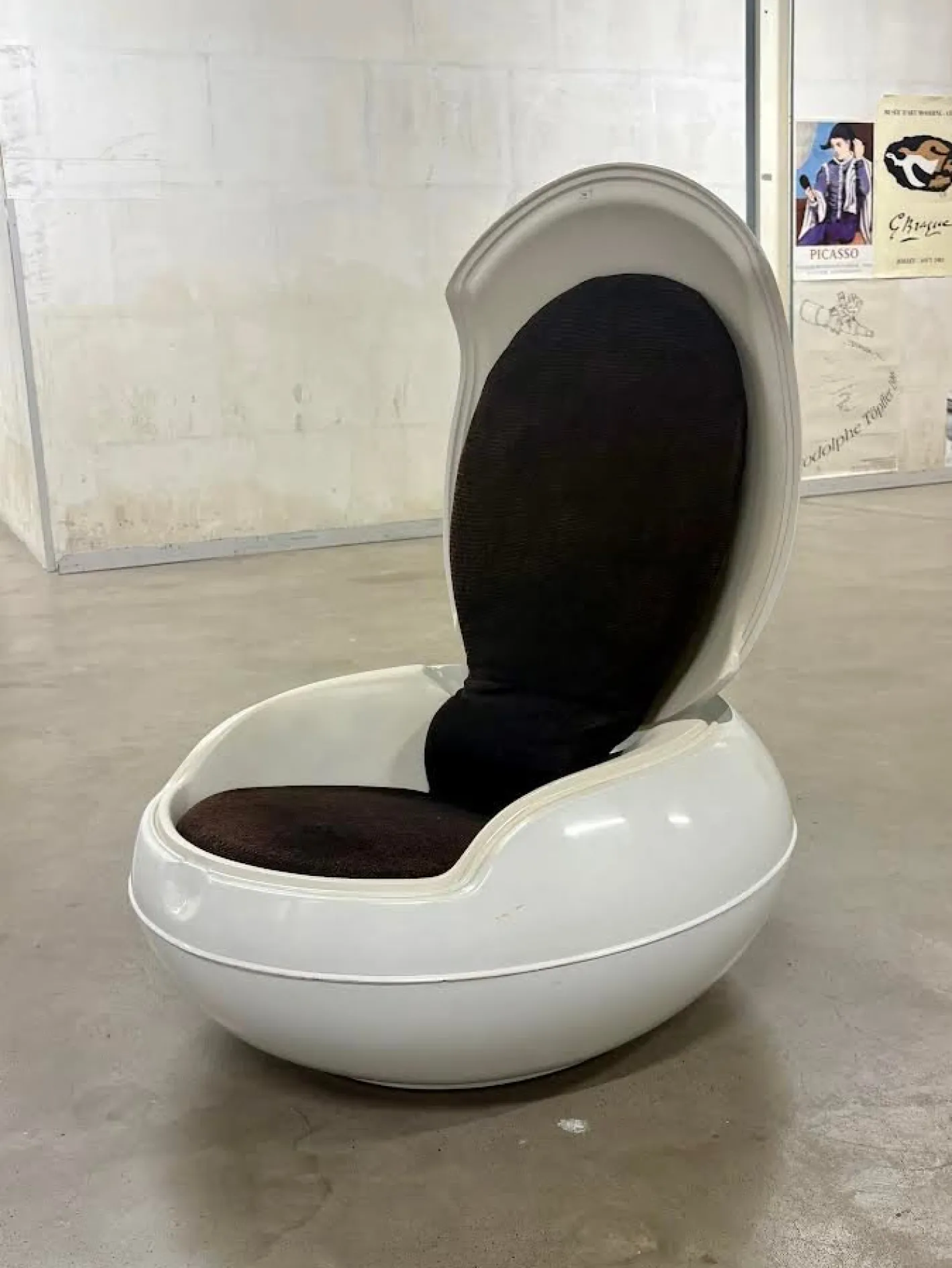 Sessel Egg von Peter Ghyczy für Veb Deutsche Werkstätten Hellerau