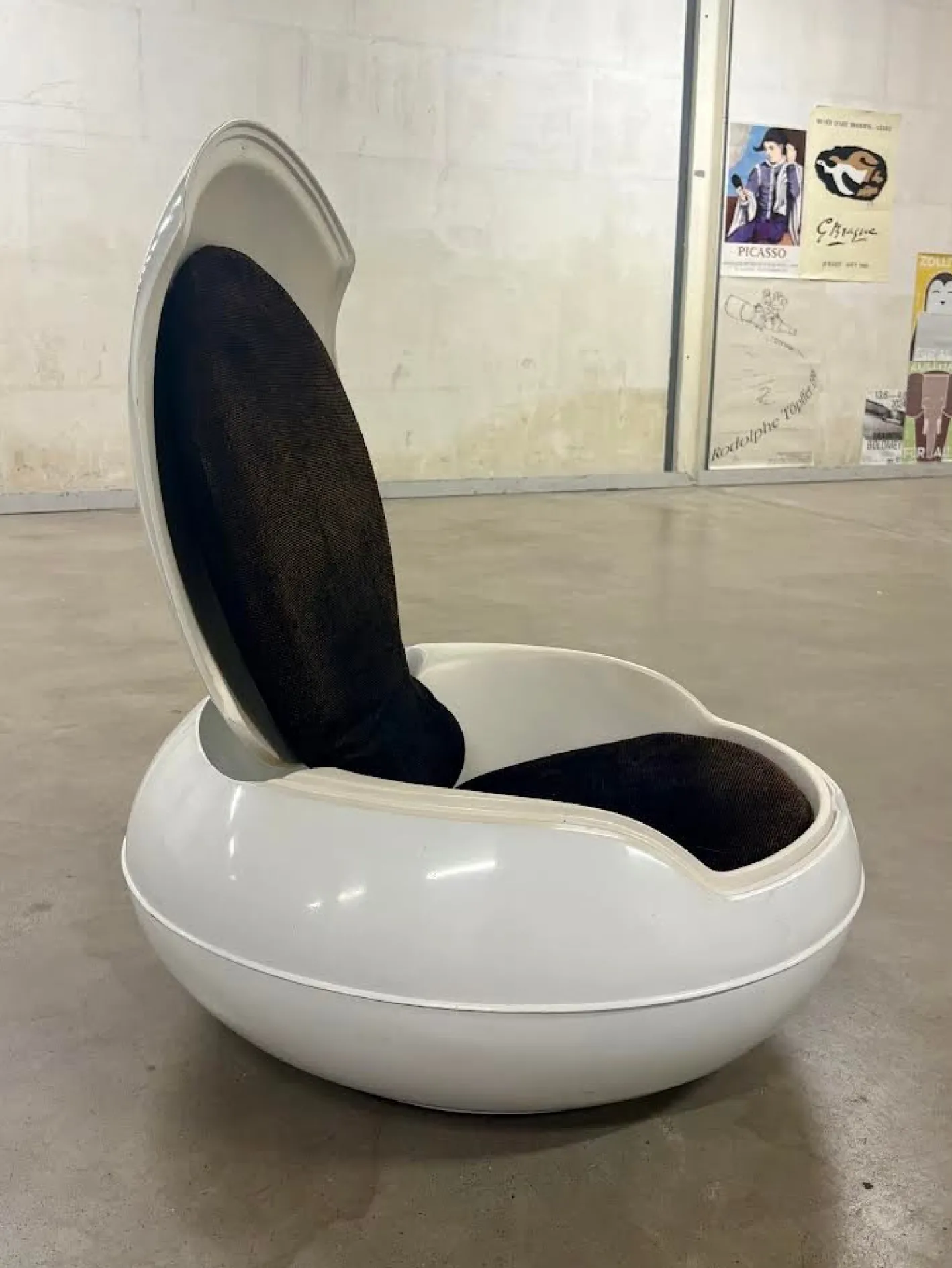 Sessel Egg von Peter Ghyczy für Veb Deutsche Werkstätten Hellerau