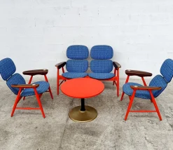 Sessel, Sofa und Couchtisch von Marco Zanuso für Poltronova, 1960er, 4er Set