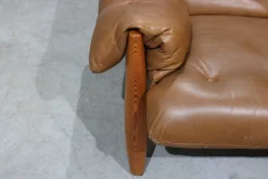 Set aus Sheriff Sessel und Fußhocker von Sergio Rodrigues für ISA, 1960er