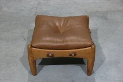 Set aus Sheriff Sessel und Fußhocker von Sergio Rodrigues für ISA, 1960er