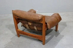 Set aus Sheriff Sessel und Fußhocker von Sergio Rodrigues für ISA, 1960er