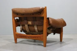 Set aus Sheriff Sessel und Fußhocker von Sergio Rodrigues für ISA, 1960er