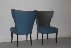 Set aus Stühlen mit hoher Rückenlehne, 1950er