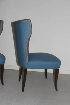 Set aus Stühlen mit hoher Rückenlehne, 1950er