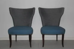 Set aus Stühlen mit hoher Rückenlehne, 1950er