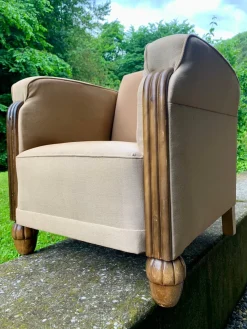 Set aus Vintage Art Deco Stühlen, 1920er