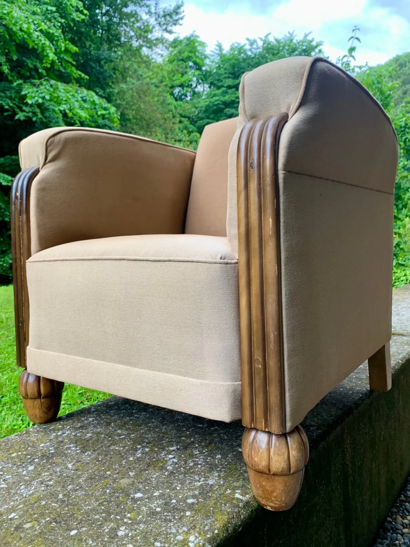 Set aus Vintage Art Deco Stühlen, 1920er