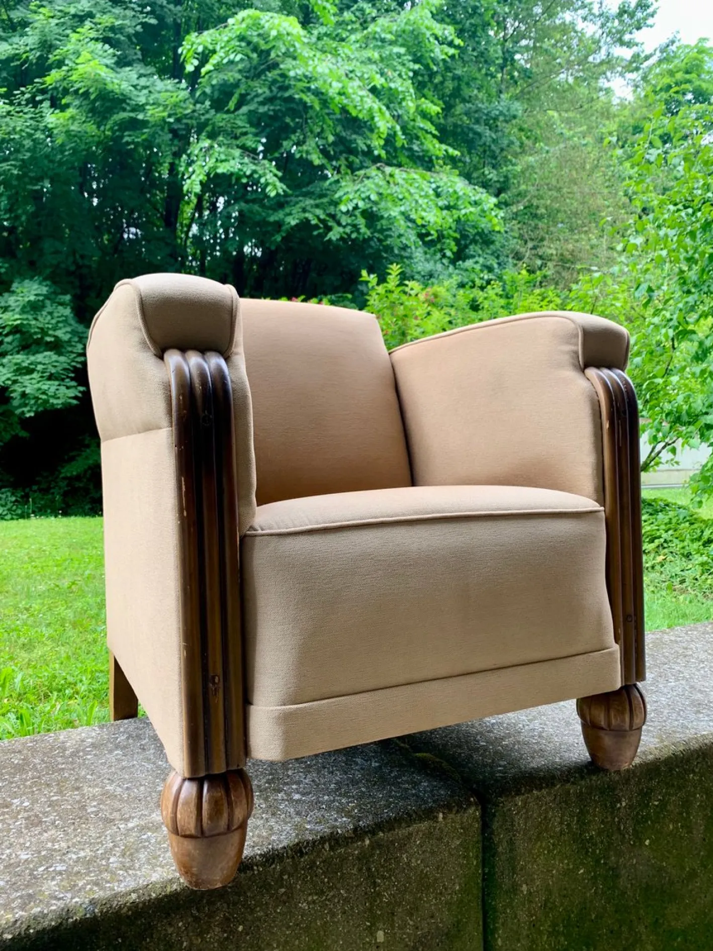 Set aus Vintage Art Deco Stühlen, 1920er