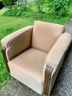 Set aus Vintage Art Deco Stühlen, 1920er