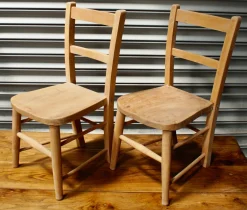 Set von Mid-Century Modern Kinder Sonntagsschulstühlen, 1940