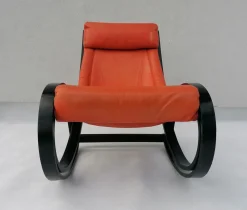 Sgarsul Schaukelstuhl von Gae Aulenti für Poltronova, 1960er