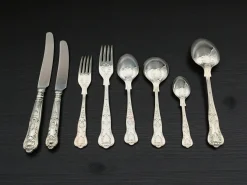 Sheffield Silberbesteck für 8 Personen von Arthur Price of England, 1990er, 50er Set