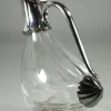 Sheffield und Kristall Schnapsflasche, 1930er