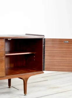 Sideboard aus Messing & Teak von Meredew, 1960er