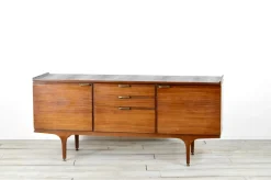 Sideboard aus Messing & Teak von Meredew, 1960er