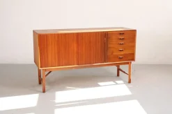 Sideboard aus Teak von Peter Hvidt, Dänemark, 1960er