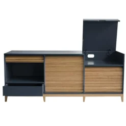 Sideboard in Blau und Grau von Colé Italia