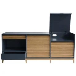 Sideboard in Blau und Grau von Colé Italia