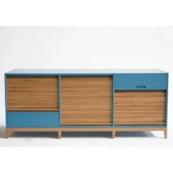 Sideboard in Blau und Grau von Colé Italia