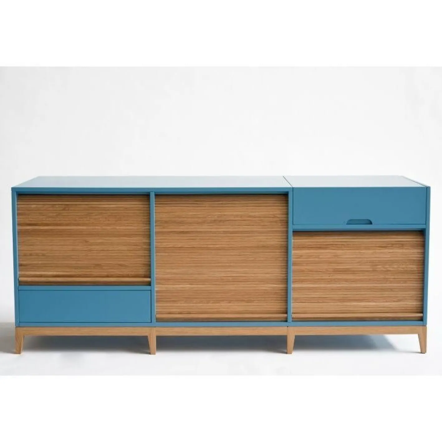 Sideboard in Blau und Grau von Colé Italia