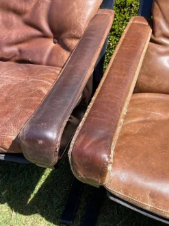 Siesta Sessel und Fußhocker von Ingmar Relling, 4 . Set