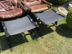 Siesta Sessel und Fußhocker von Ingmar Relling, 4 . Set