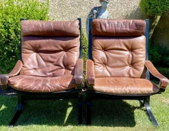 Siesta Sessel und Fußhocker von Ingmar Relling, 4 . Set