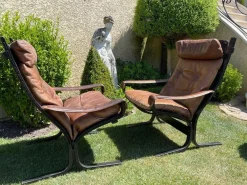 Siesta Sessel und Fußhocker von Ingmar Relling, 4 . Set