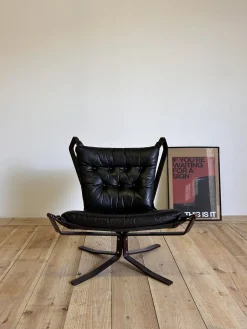 Sigurd Ressell zugeschriebener Falcon Sessel, 1970er