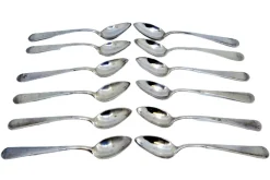 Silberne Kaffeelöffel, 12 . Set
