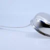 Silberne Suppenkelle mit Griffrillen